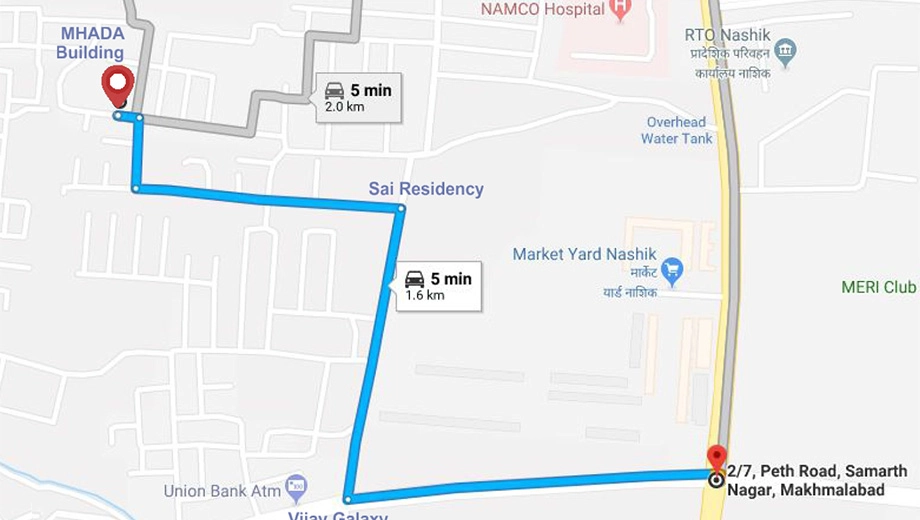 Location of AC Abhinandan Heights - Image 410572