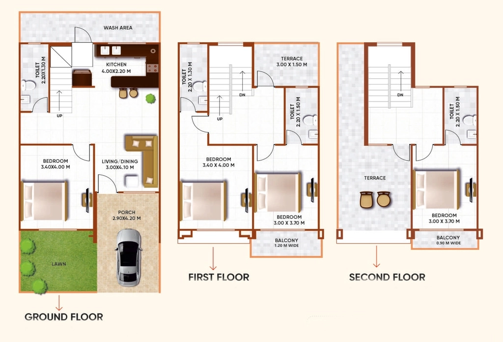 4 BHK House/Villa in Badri Siddhi Sanskriti Phase A 1 in Salaiya, Bhopal - Image 921419