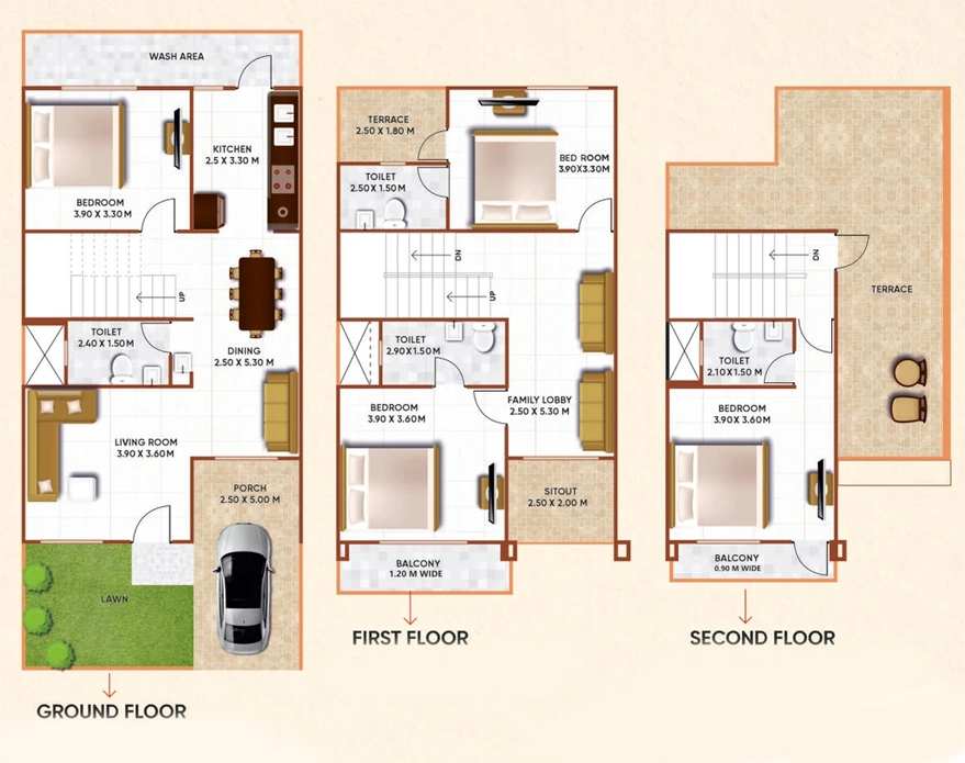 4 BHK House/Villa in Badri Siddhi Sanskriti Phase A 1 in Salaiya, Bhopal - Image 921421