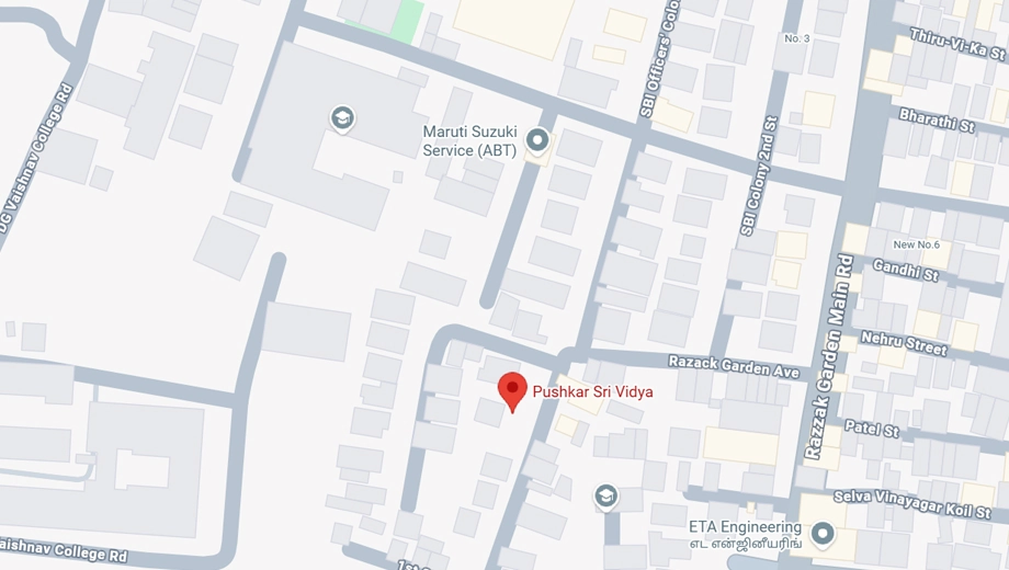 Location of Pushkar Sri Vidya in Arumbakkam, Chennai - Image 410594