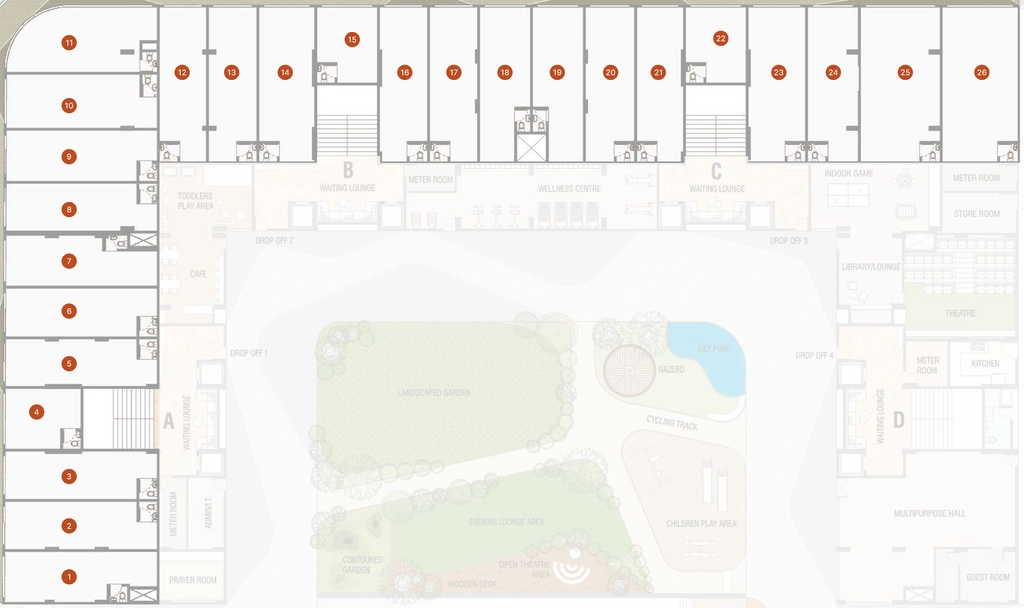 Floor Plan of Commercial Artham Prism in Chharodi, Ahmedabad - Image 410609