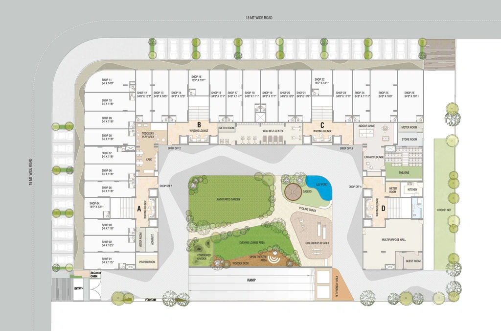 Master Plan of Commercial Artham Prism in Chharodi, Ahmedabad - Image 410608