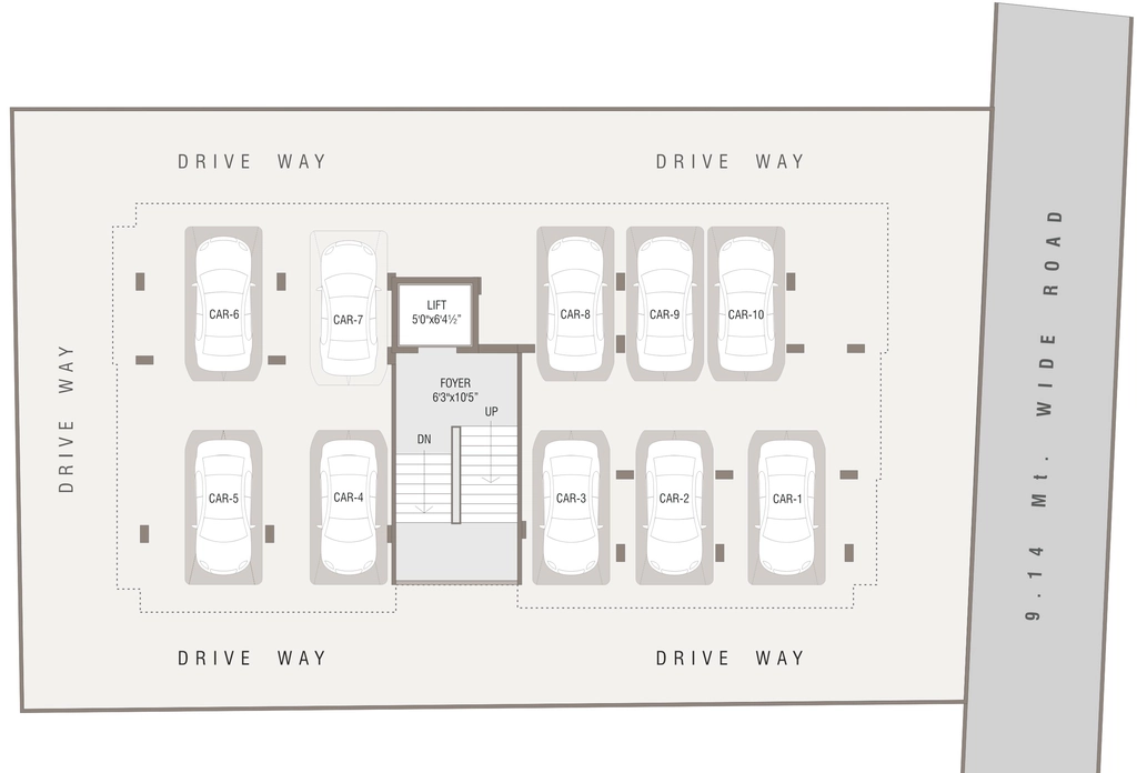 Master Plan of HA Abhisha Appartment in Paldi, Ahmedabad - Image 410620