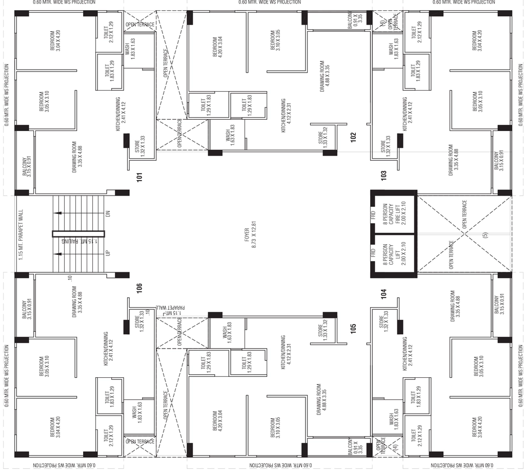 Floor Plan of Atithi Aarambh in Ognaj, Ahmedabad - Image 410628