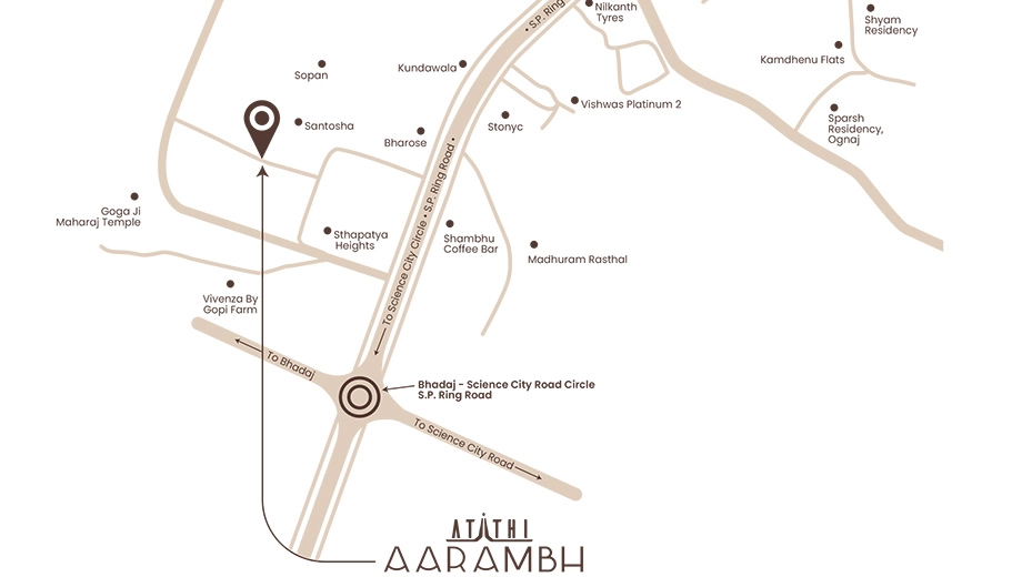 Location of Atithi Aarambh - Image 410627