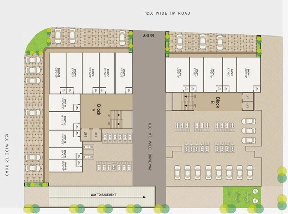 Master Plan of Commercial Shreenath Bhagwat Elegna in Narolgam, Ahmedabad - Image 410642