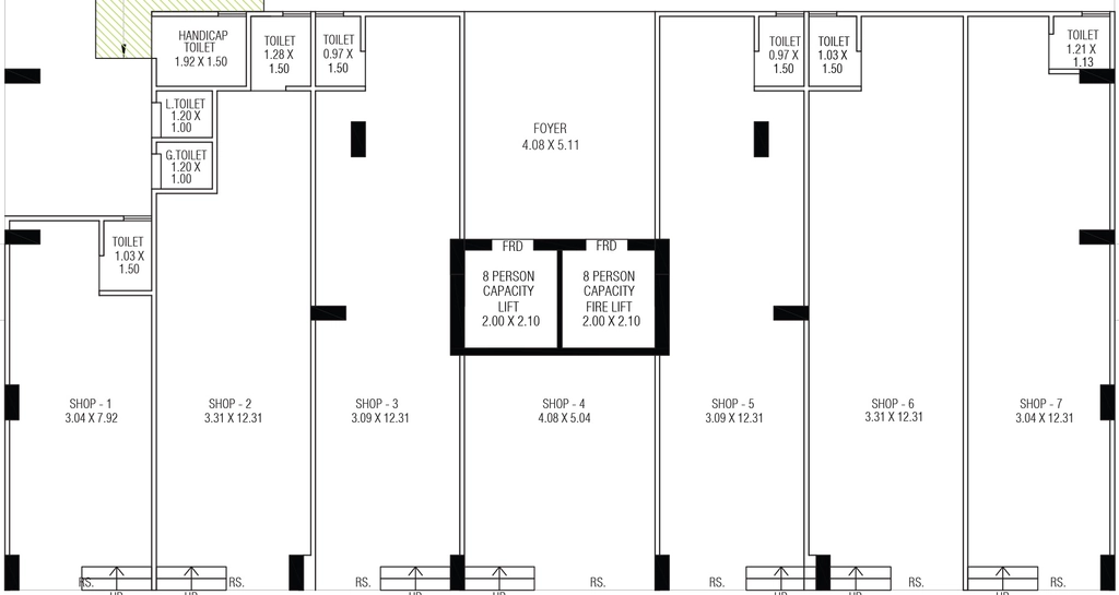 Floor Plan of Commercial Atithi Aarambh in Ognaj, Ahmedabad - Image 410665