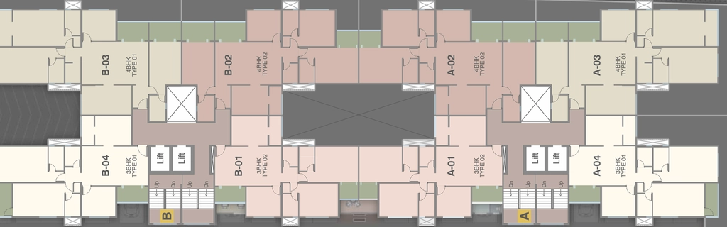 Floor Plan of Daksh Avlon in Gangapur Road, Nashik - Image 410737