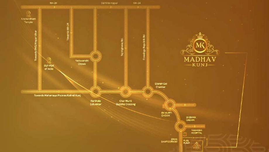 Location of CSB Madhav Kunj - Image 410772