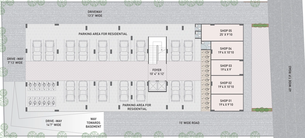 Master Plan of Raghvani Jineshwar Heights in Narolgam, Ahmedabad - Image 410753
