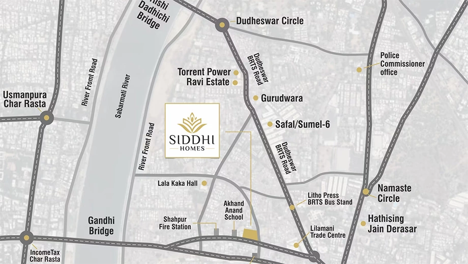 Location of Commercial Mahakali Siddhi Homes - Image 410765