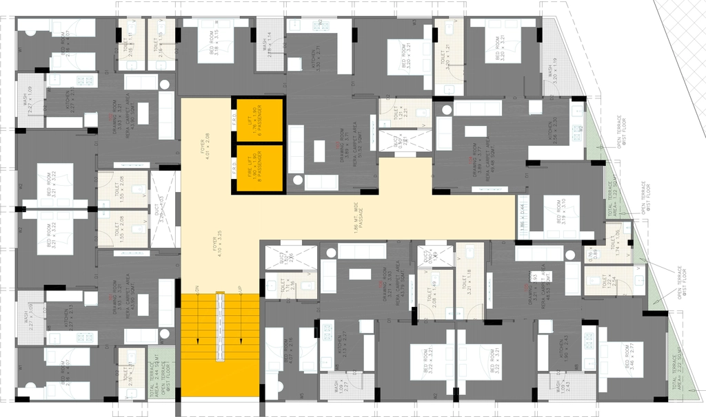 Floor Plan of Neel Deep Flora in Vatva, Ahmedabad - Image 410778