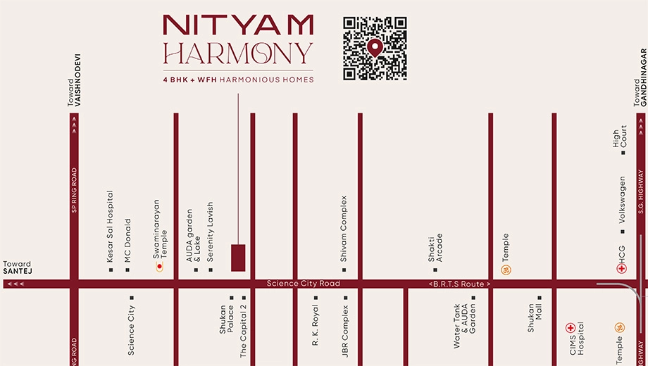 Location of Balaji Nityam Harmony - Image 410790