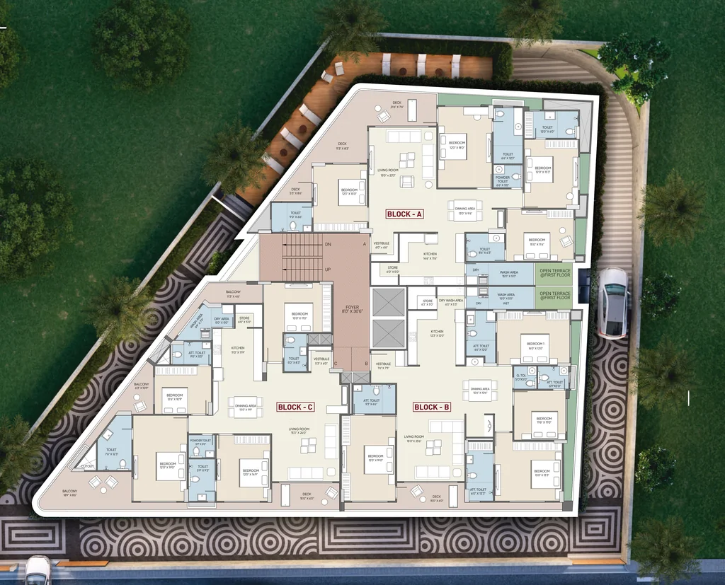 Master Plan of Balaji Nityam Harmony in Sola, Ahmedabad - Image 410791