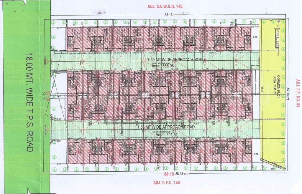 Master Plan of Om Shree Shanti Niwas in Vatva, Ahmedabad - Image 410803