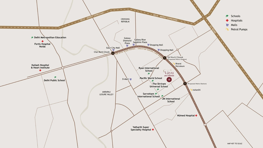 Location of UPRERAPRJ3122 in Techzone 4, Greater Noida - Image 410836