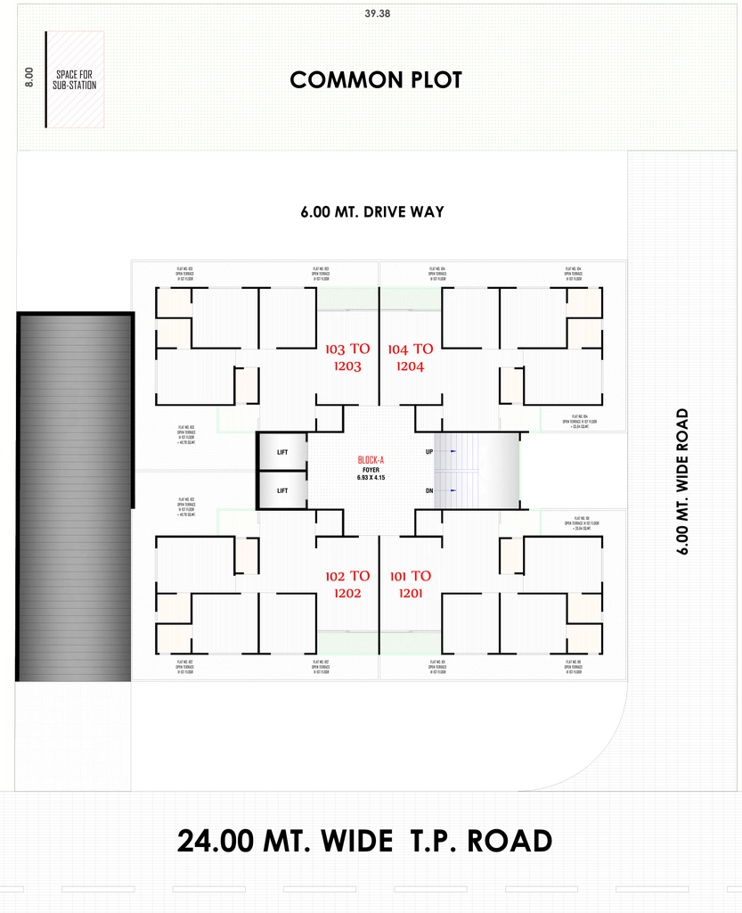 Master Plan of Nilkanth Vihar in Vastral, Ahmedabad - Image 410810