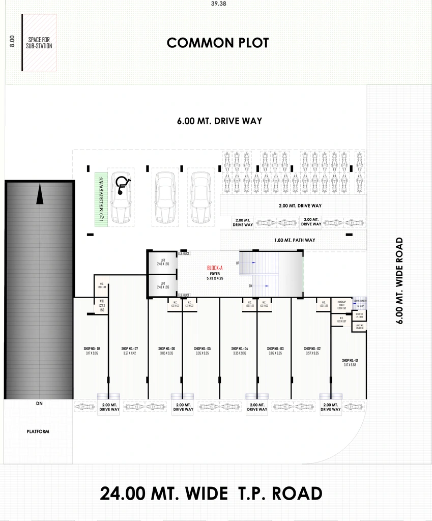 Master Plan of Commercial Nilkanth Vihar in Vastral, Ahmedabad - Image 410820