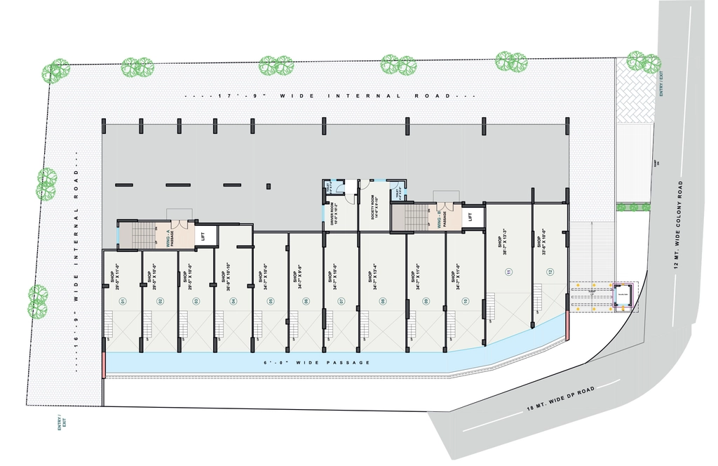 Master Plan of Commercial Daksh Govind Elite in Pathardi Phata, Nashik - Image 410853