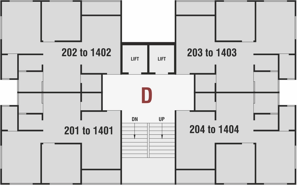 Floor Plan of Om Radhe Swapnil in Nava Naroda, Ahmedabad - Image 410895