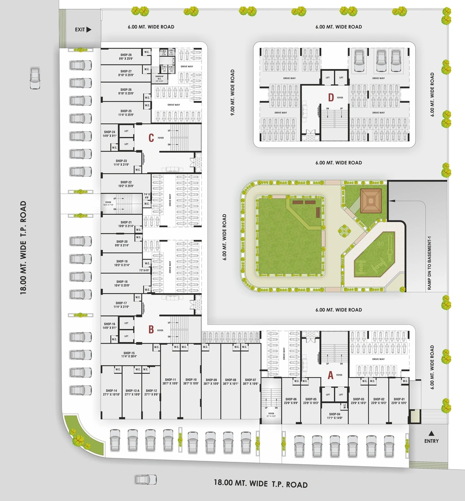 Master Plan of Om Radhe Swapnil in Nava Naroda, Ahmedabad - Image 410894