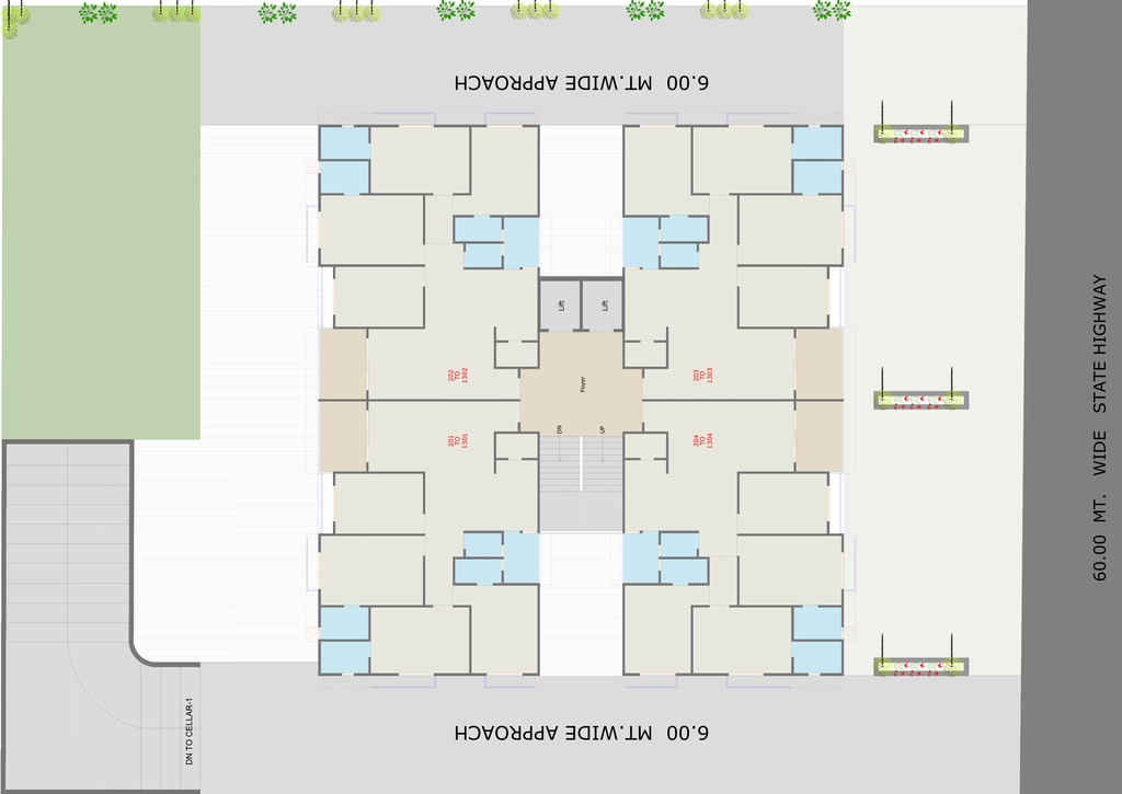 Master Plan of Raghunandan Radhe Atlantis in Hathijan, Ahmedabad - Image 410923