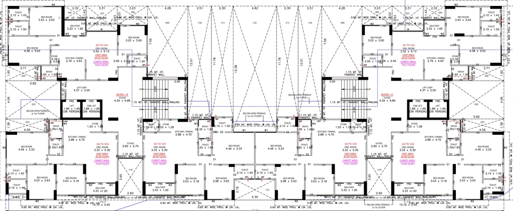 Floor Plan of Ravi Pragatya Pratham in South Bopal, Ahmedabad - Image 410965