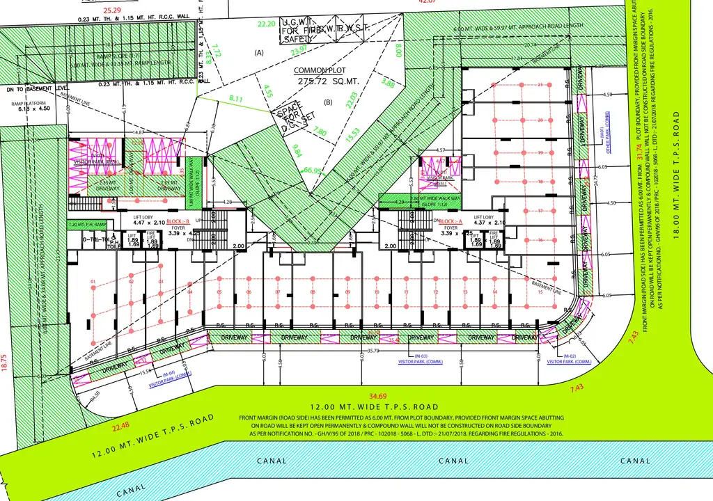 Master Plan of Commercial Ravi Pragatya Pratham in South Bopal, Ahmedabad - Image 410969