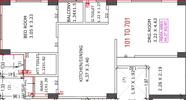 1 BHK Flat in Riya Kesar Avenue in Vatva, Ahmedabad - Image 921576