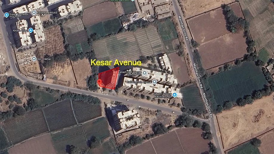 Location of Riya Kesar Avenue in Vatva, Ahmedabad - Image 410973