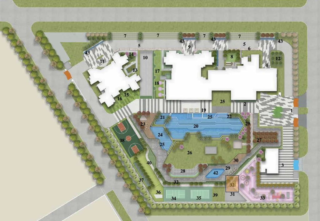 Master Plan of Northwind Sanctuary in Sector Pi 1, Greater Noida - Image 411017