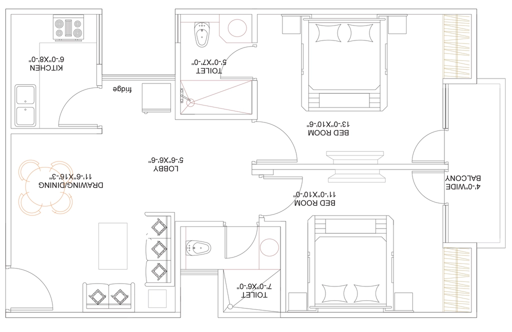 2 BHK Flat in Realtyvision 4th Avenue in Sector 110, Noida - Image 921607