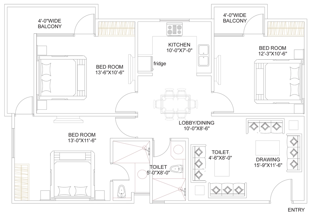 3 BHK Flat in Realtyvision 4th Avenue in Sector 110, Noida - Image 921608