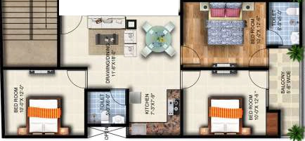 3 BHK Builder Floor in Rudransh Urban Vista in Sector 10, Greater Noida - Image 921623