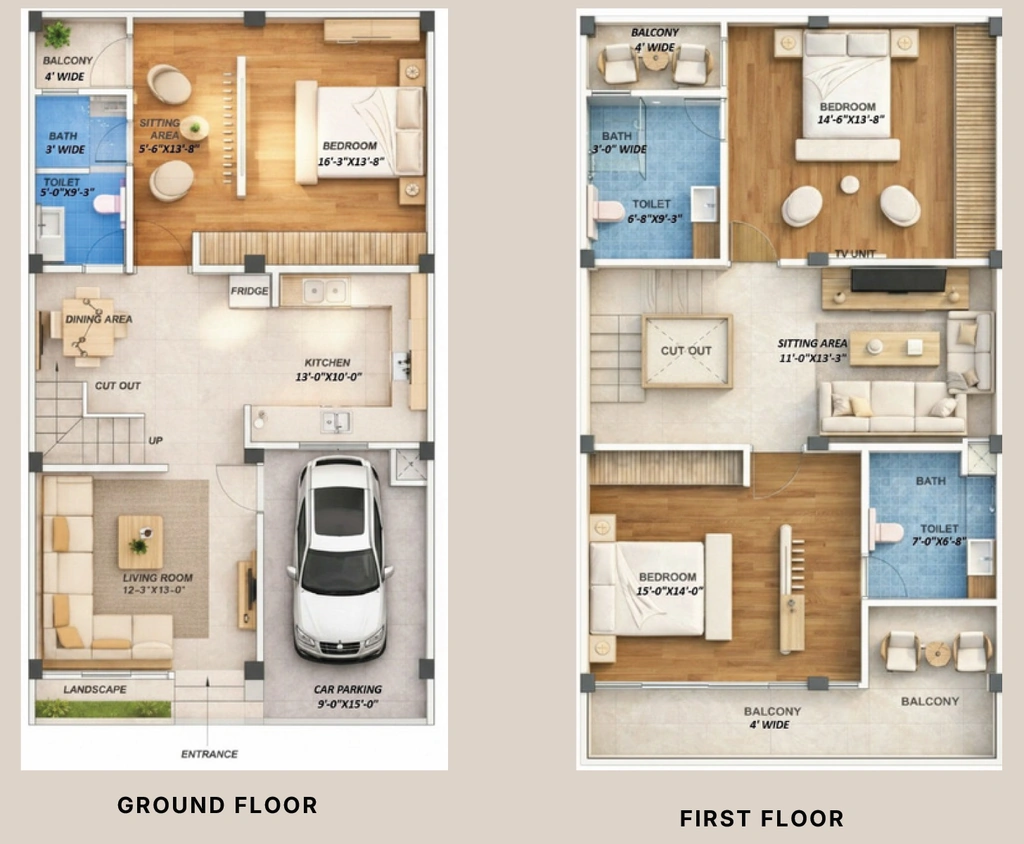 3 BHK House/Villa in Samriddhi Villas in Sector 12, Greater Noida - Image 921625