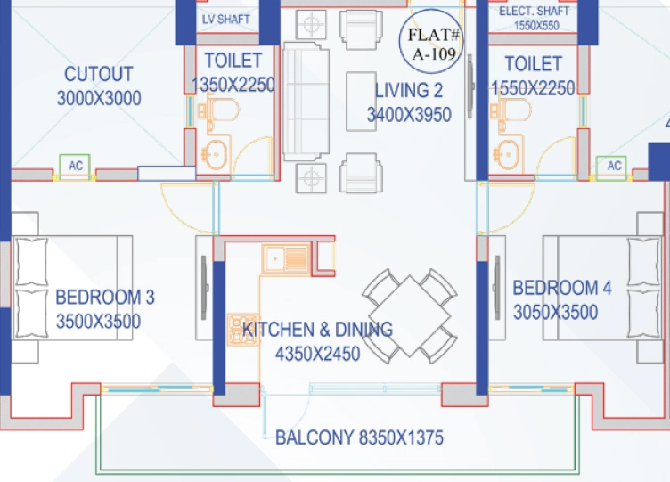 2 BHK Flat in Patliputra Signature Park in Chi 5, Greater Noida - Image 921628