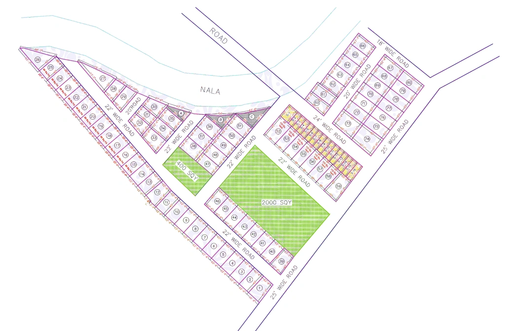Master Plan of Signature Villas Phase 2 in Sector 16 B, Greater Noida - Image 411092