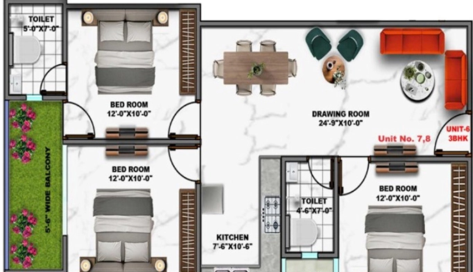 3 BHK Flat in Lucky Aestor Square in Knowledge ParK 5, Greater Noida - Image 921633