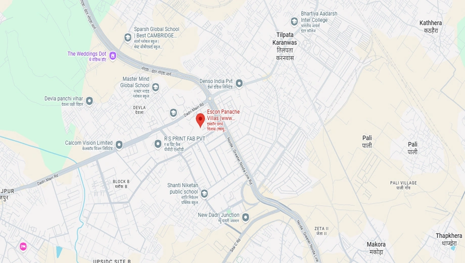 Location of Escon Panache Villas - Image 411106