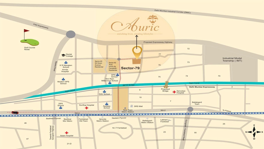 Location of Auric Universal Square - Image 411116