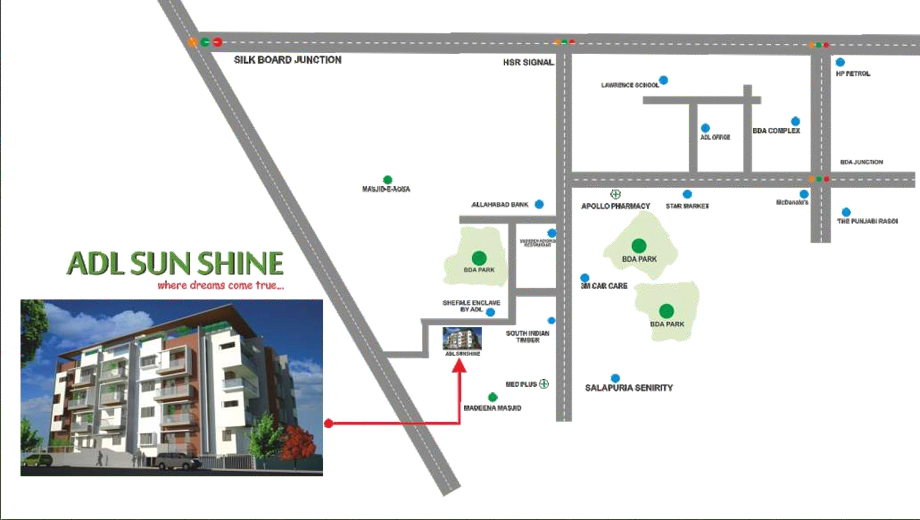Location of ADL Sunshine - Image 411169