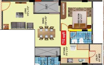 1 BHK Flat in ARR Sankalpa in Hosa Road, Bangalore - Image 921655