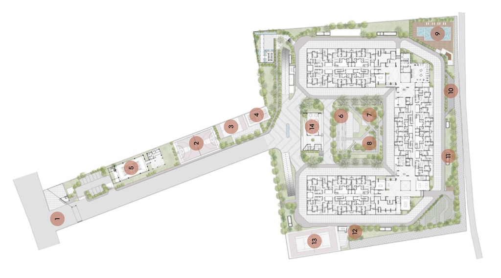 Master Plan of Assetz Miru and Miyo in Yelahanka, Bangalore - Image 411181