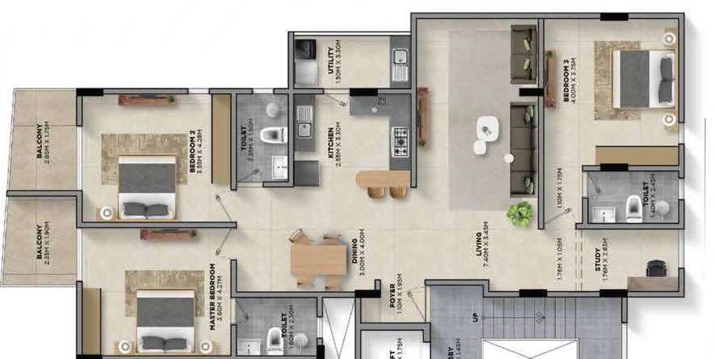 4 BHK Flat in Srinivasa Ramara in Electronic City, Bangalore - Image 921670