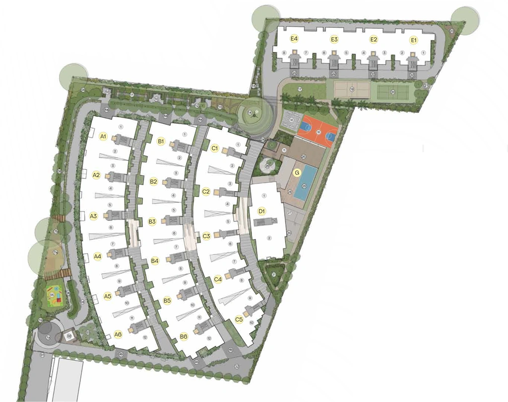 Master Plan of Srinivasa Ramara in Electronic City, Bangalore - Image 411209