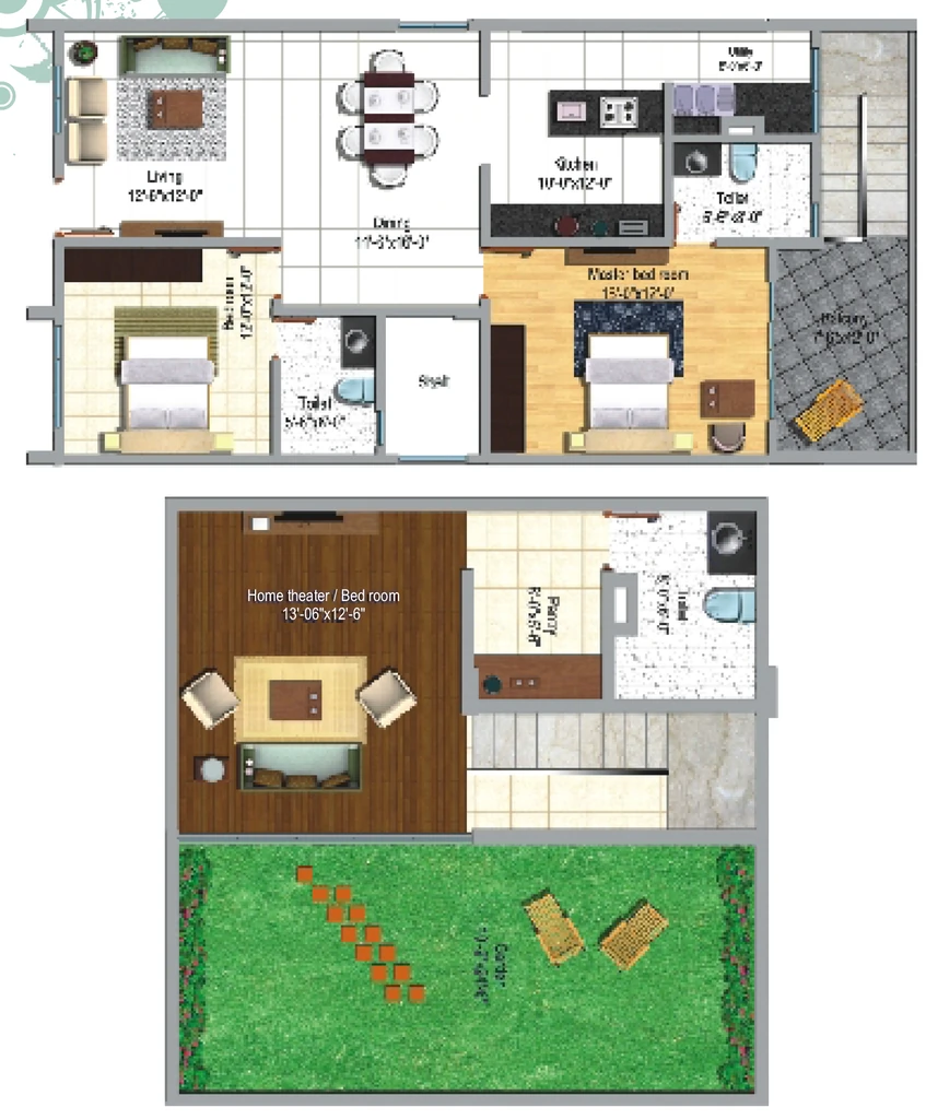 3 BHK Duplex in Srinivasa Sai Poorna High End in Haralur, Bangalore - Image 921675