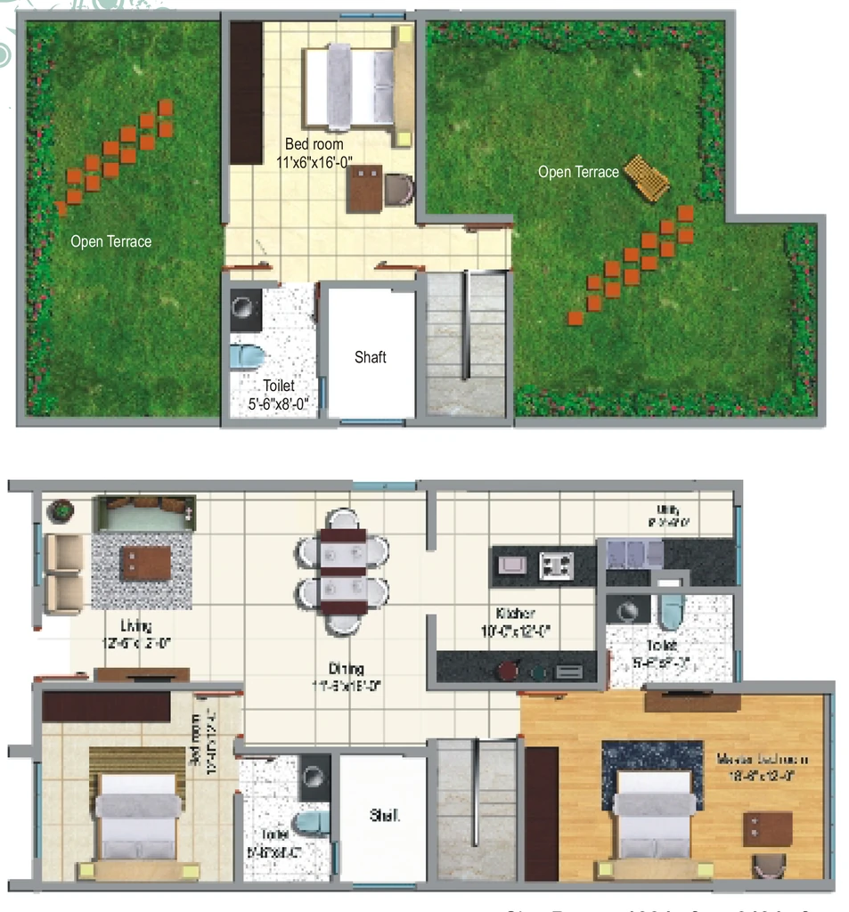 3 BHK Duplex in Srinivasa Sai Poorna High End in Haralur, Bangalore - Image 921676