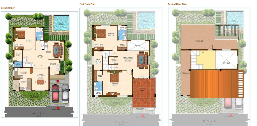 3 BHK House/Villa in SRR Exurbia in Anekal, Bangalore - Image 921686