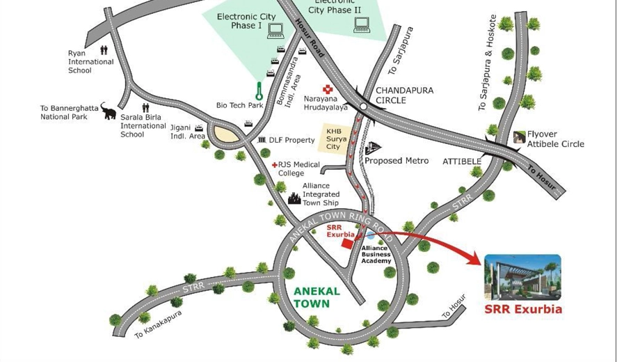 Location of SRR Exurbia - Image 411231