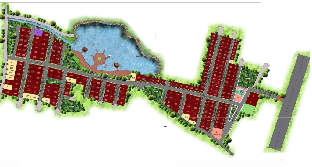 Master Plan of Land SRR Exurbia in Anekal, Bangalore - Image 411265